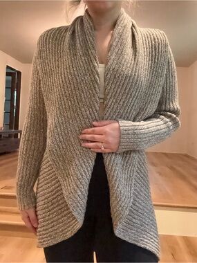 SIMPLY NATURAL round alpaca sweater in‎ beige OS NWT